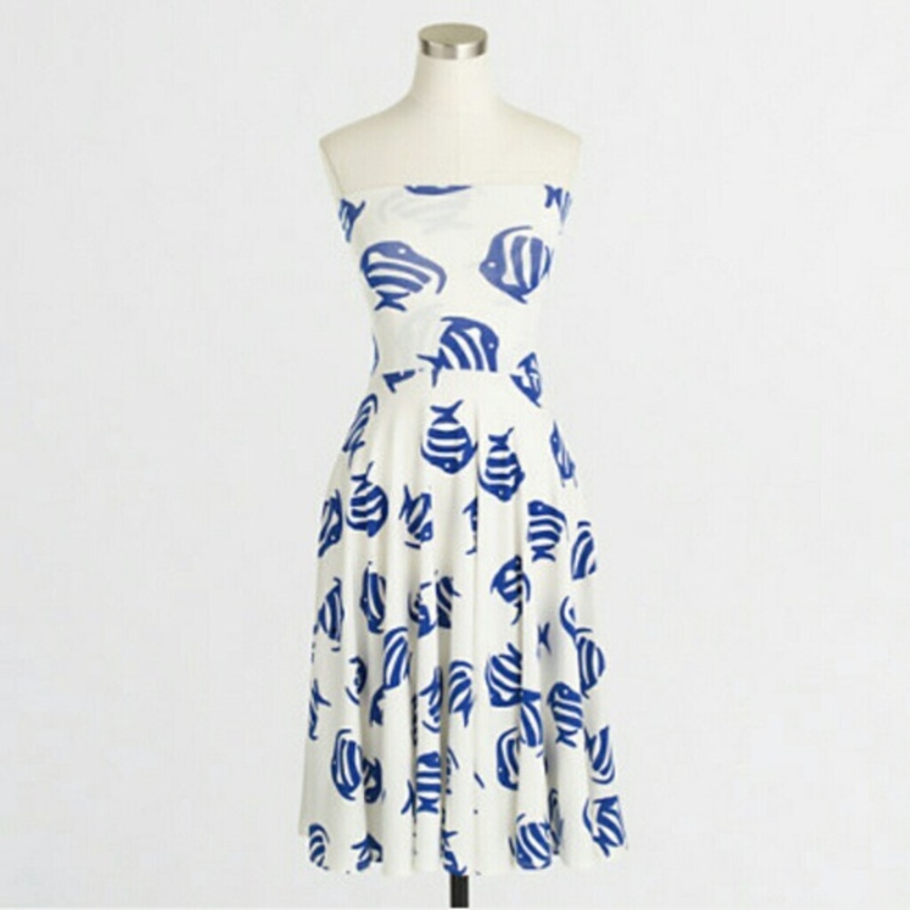 J. Crew Strapless Convertible Dress, S